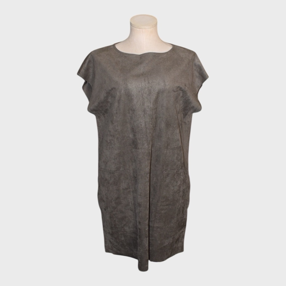Aritzia Wilfred Free Nori Faux Suede Shift Dress